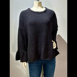 Knox Rose Black Crew Neck Sweater